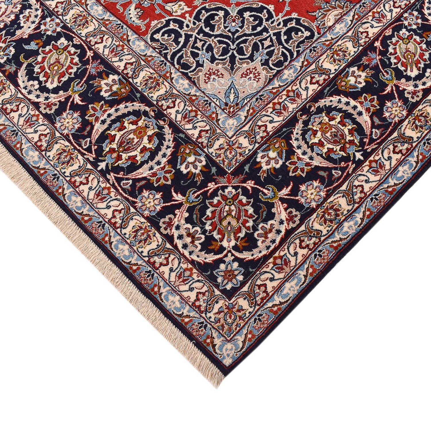 Alfombra Persa - Isfahan - Prima - 300 x 200 cm - rojo