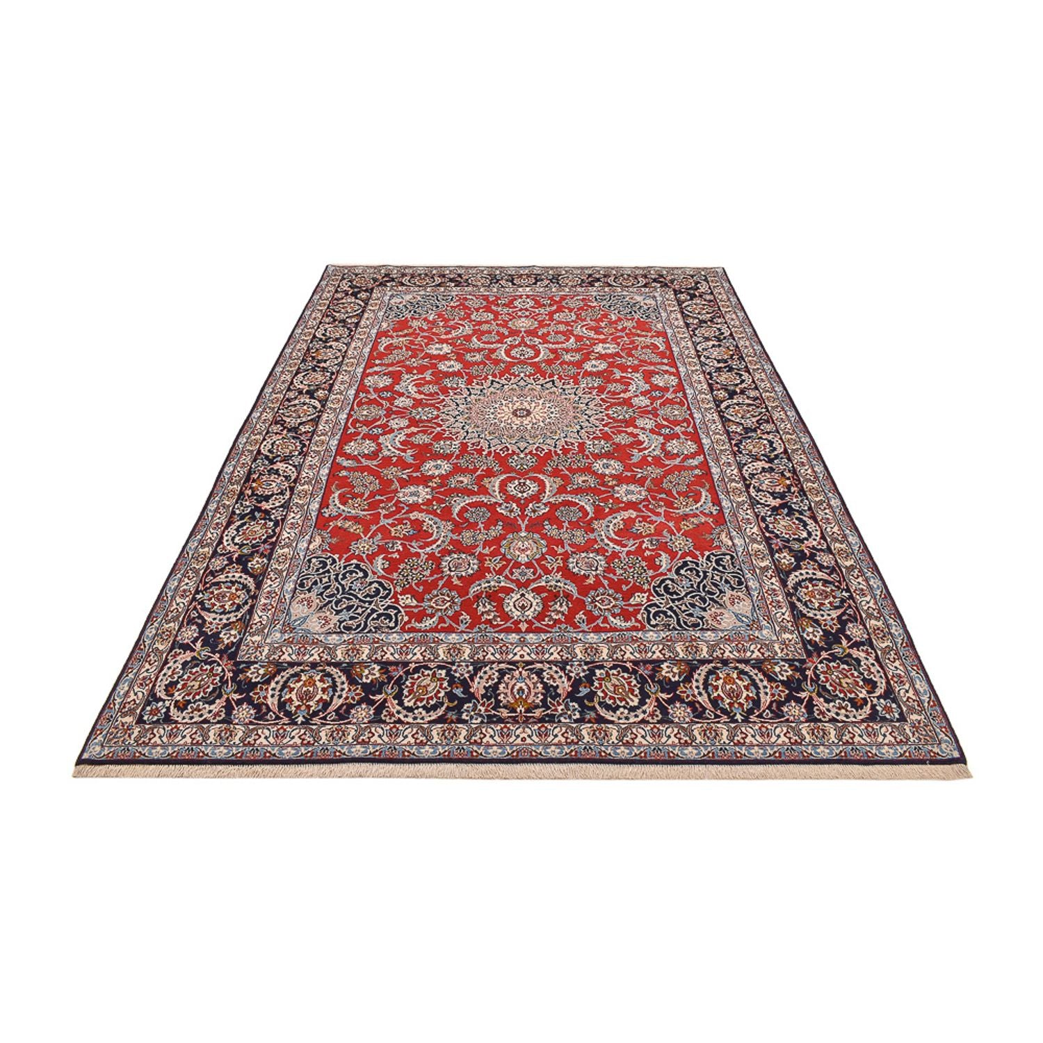 Alfombra Persa - Isfahan - Prima - 300 x 200 cm - rojo
