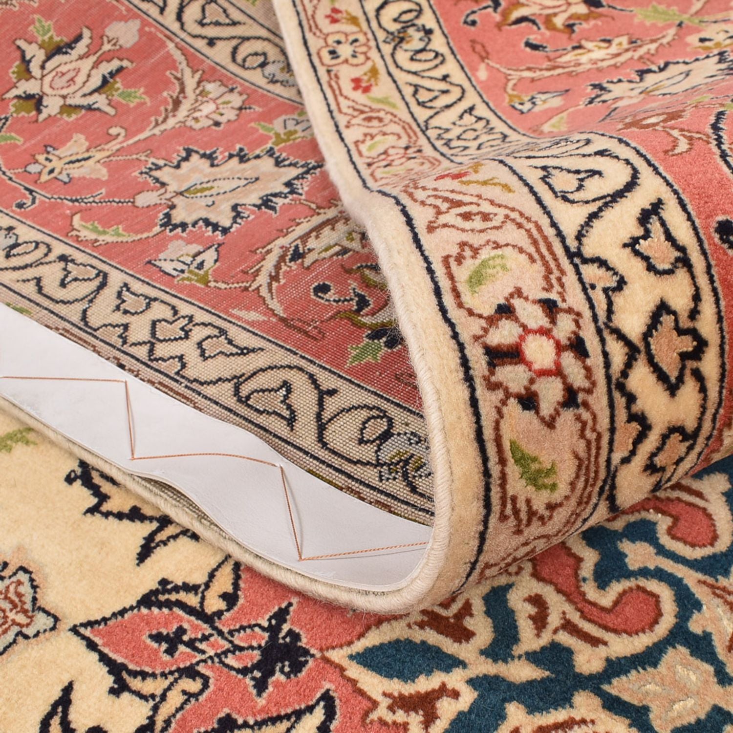 Alfombra Persa - Tabriz - Real - 296 x 203 cm - beige