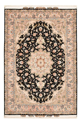 Alfombra Persa - Tabriz - Real - 255 x 158 cm - azul oscuro