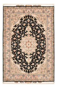 Alfombra Persa - Tabriz - Real - 255 x 158 cm - azul oscuro