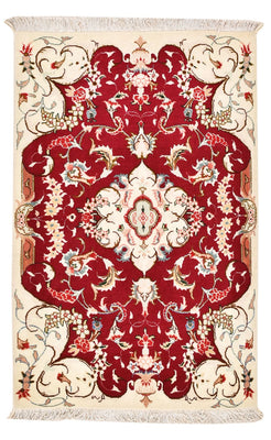 Alfombra Persa - Tabriz - Real - 90 x 60 cm - rojo