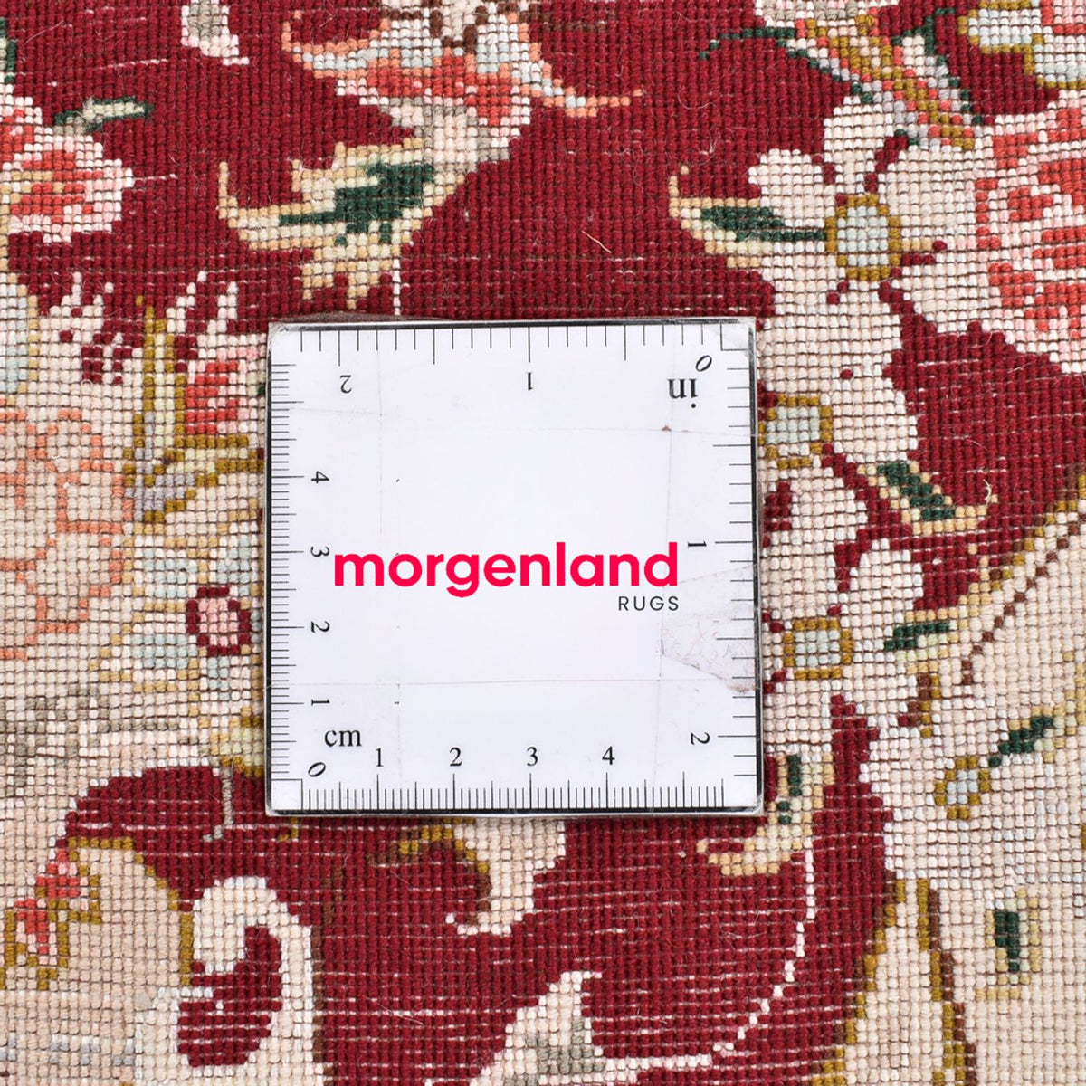 Alfombra Persa - Tabriz - Real - 90 x 60 cm - rojo