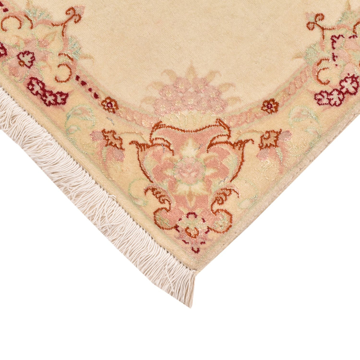 Alfombra Persa - Tabriz - Real - 90 x 60 cm - beige claro