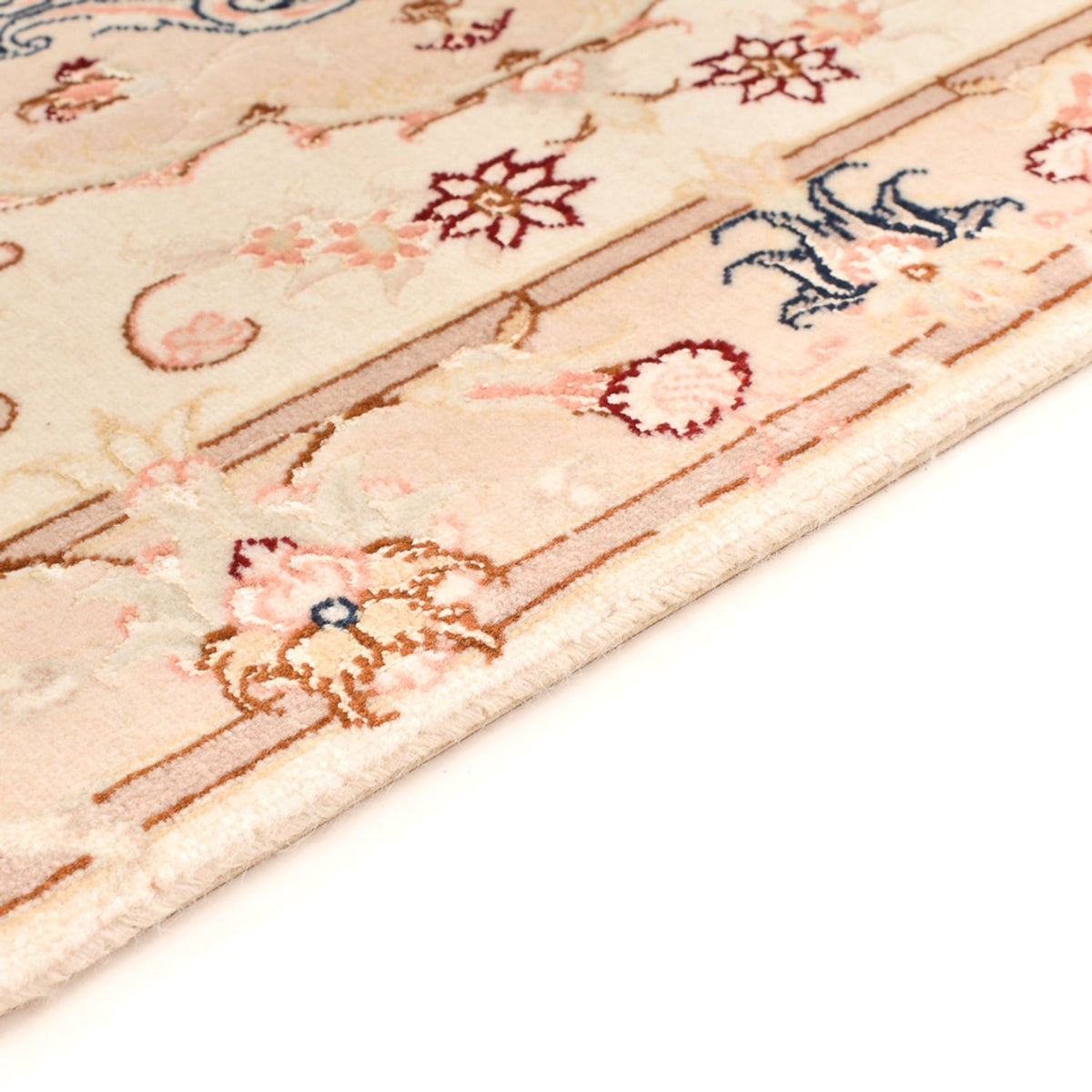 Alfombra Persa - Tabriz - Real - 90 x 60 cm - beige claro