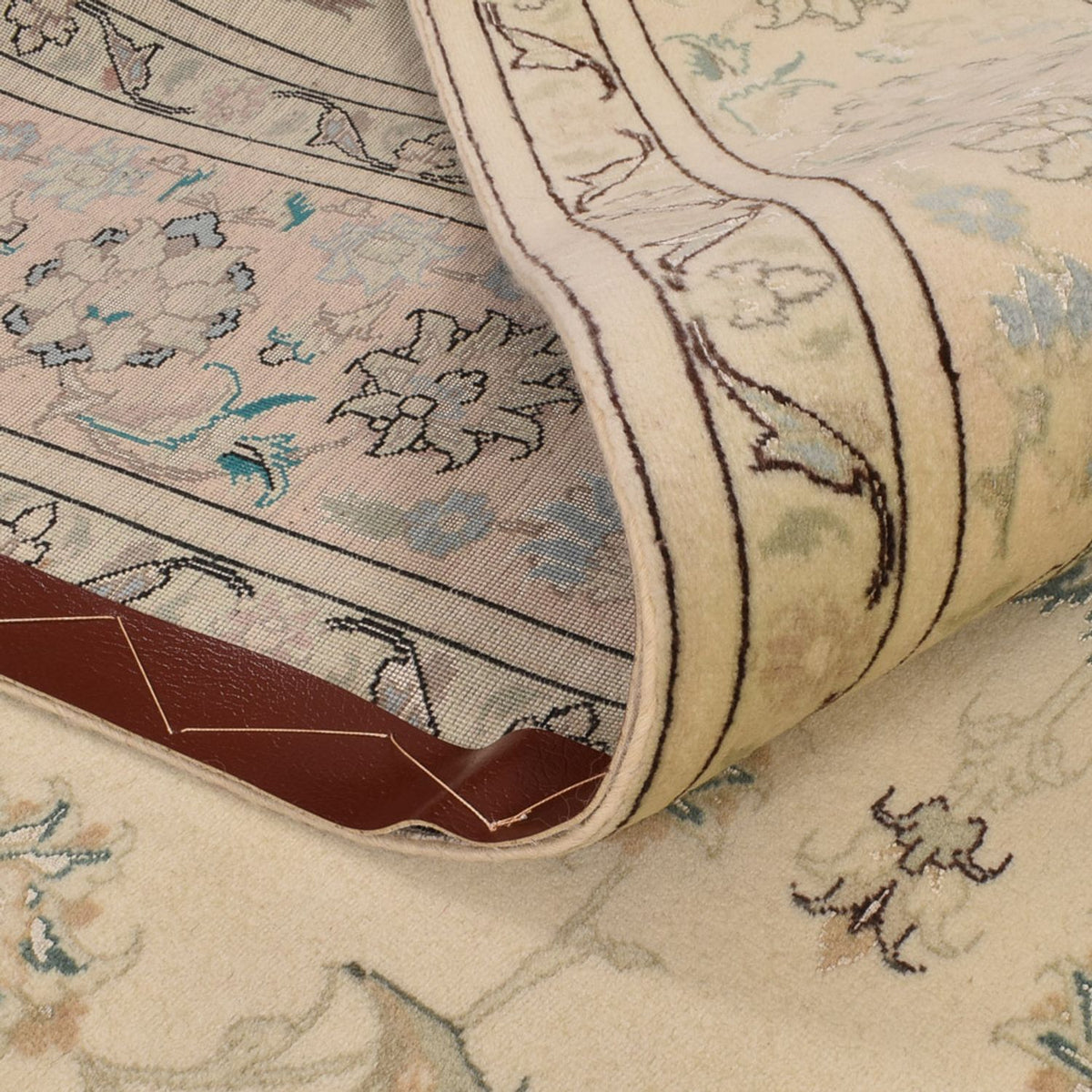 Alfombra Persa - Tabriz - Real - 266 x 200 cm - verde claro