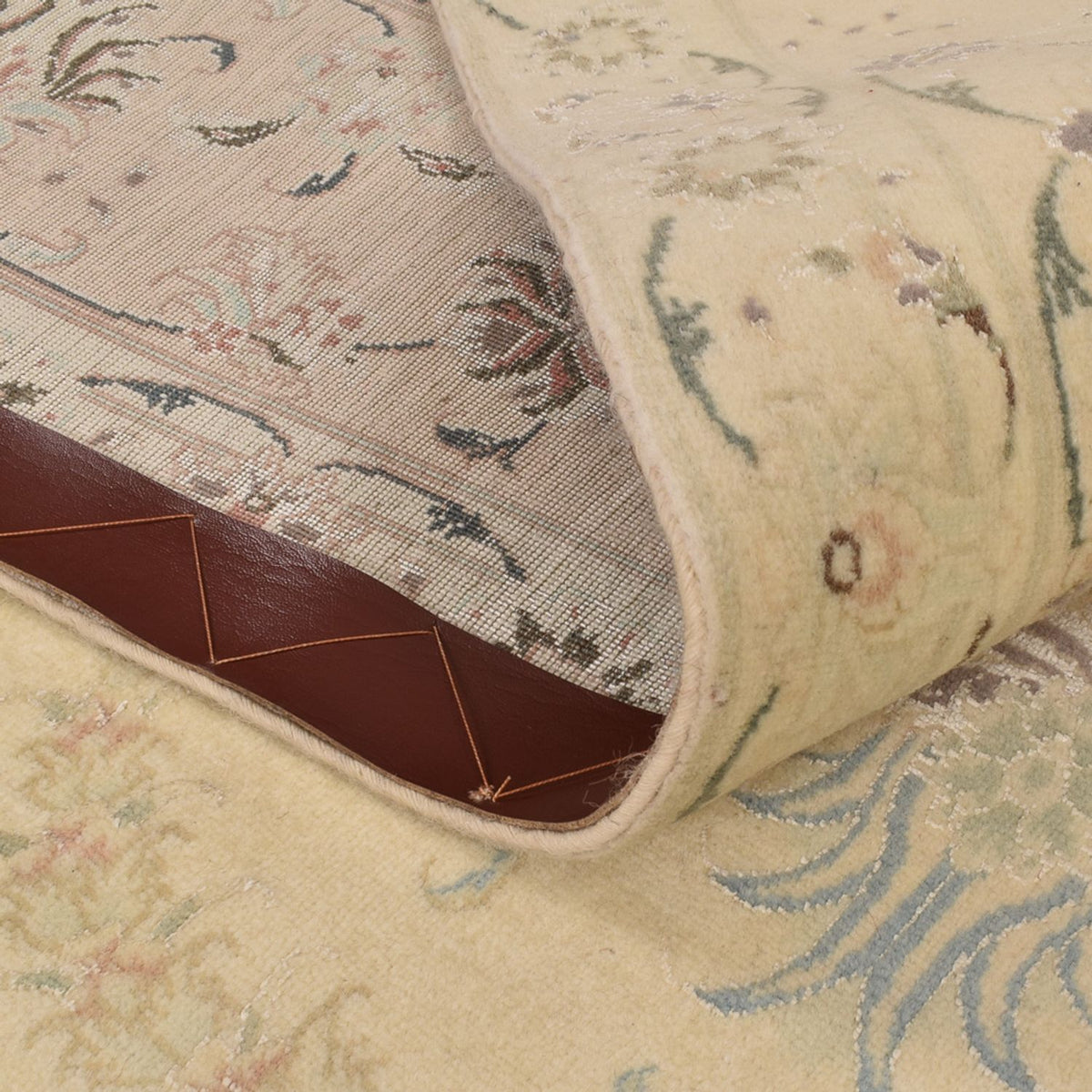 Alfombra Persa - Tabriz - Real - 240 x 200 cm - verde claro