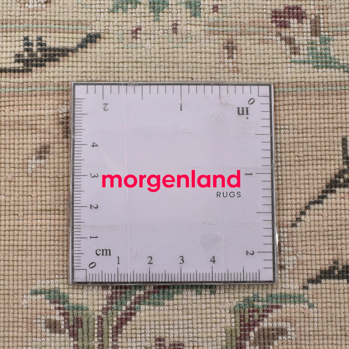 Alfombra Persa - Tabriz - Real - 240 x 200 cm - verde claro