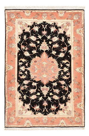 Alfombra Persa - Tabriz - Real - 116 x 75 cm - azul oscuro