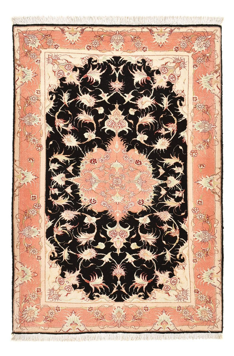 Alfombra Persa - Tabriz - Real - 116 x 75 cm - azul oscuro