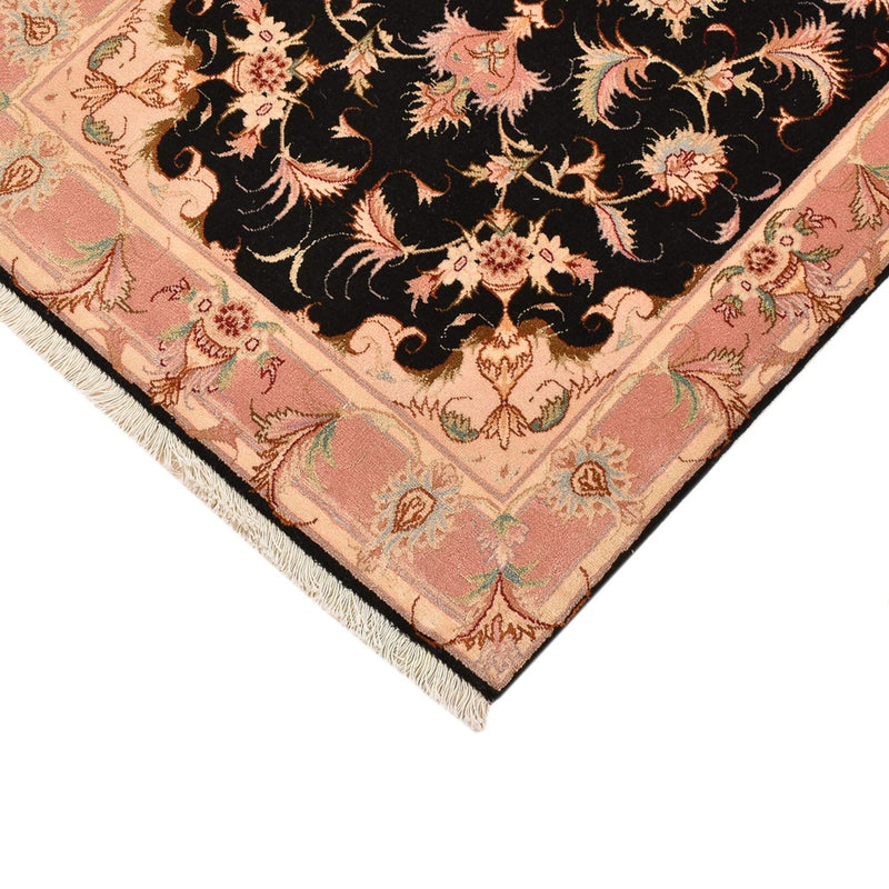 Alfombra Persa - Tabriz - Real - 123 x 74 cm - azul oscuro