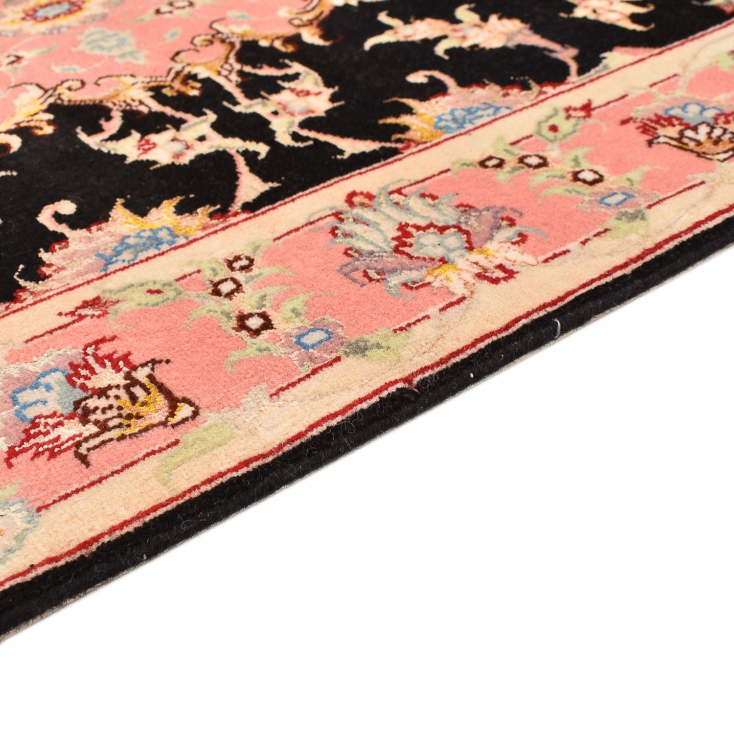 Alfombra Persa - Tabriz - Real - 121 x 73 cm - azul oscuro