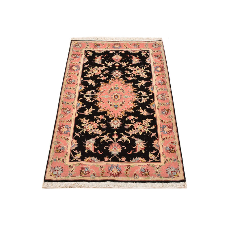 Alfombra Persa - Tabriz - Real - 121 x 73 cm - azul oscuro