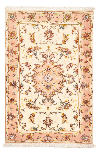 Tabriz - 50 Raj Alfombra 66x101cm - Alfombra persa - beige claro