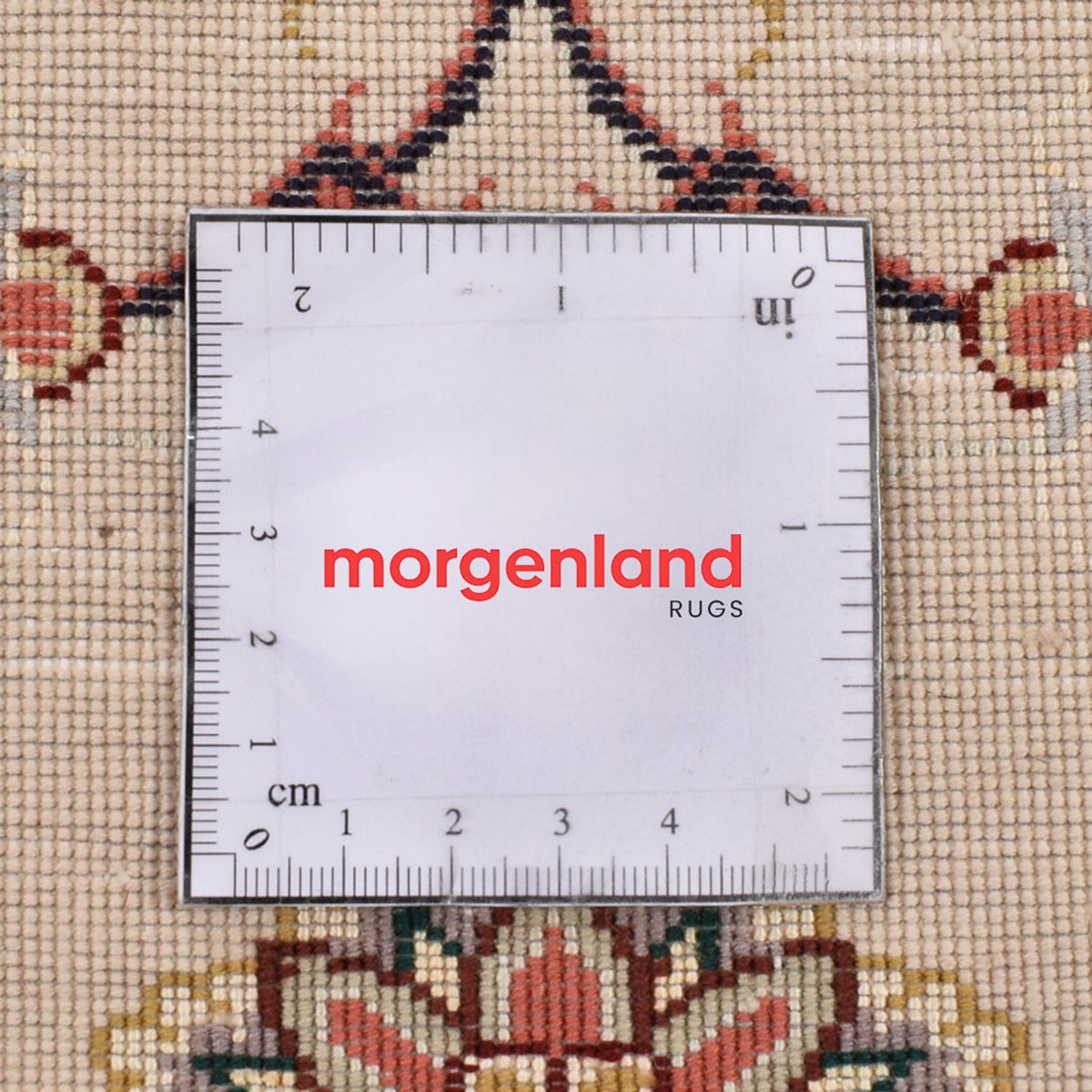 Alfombra de pasillo Alfombra Persa - Tabriz - Real - 204 x 80 cm - beige