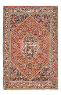 Alfombra persa - Bidjar - 164 x 113 cm - rojo