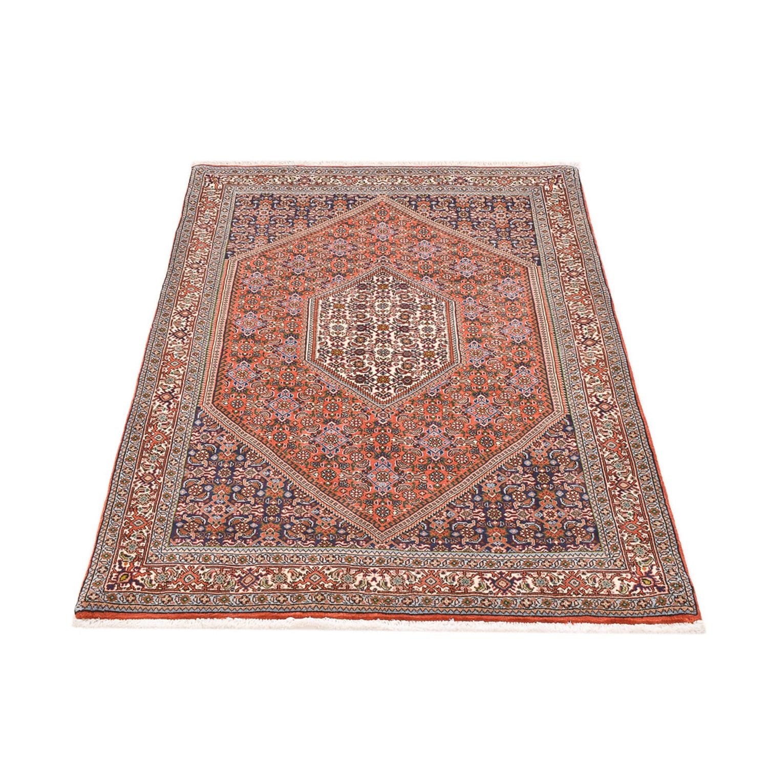 Alfombra persa - Bidjar - 164 x 113 cm - rojo