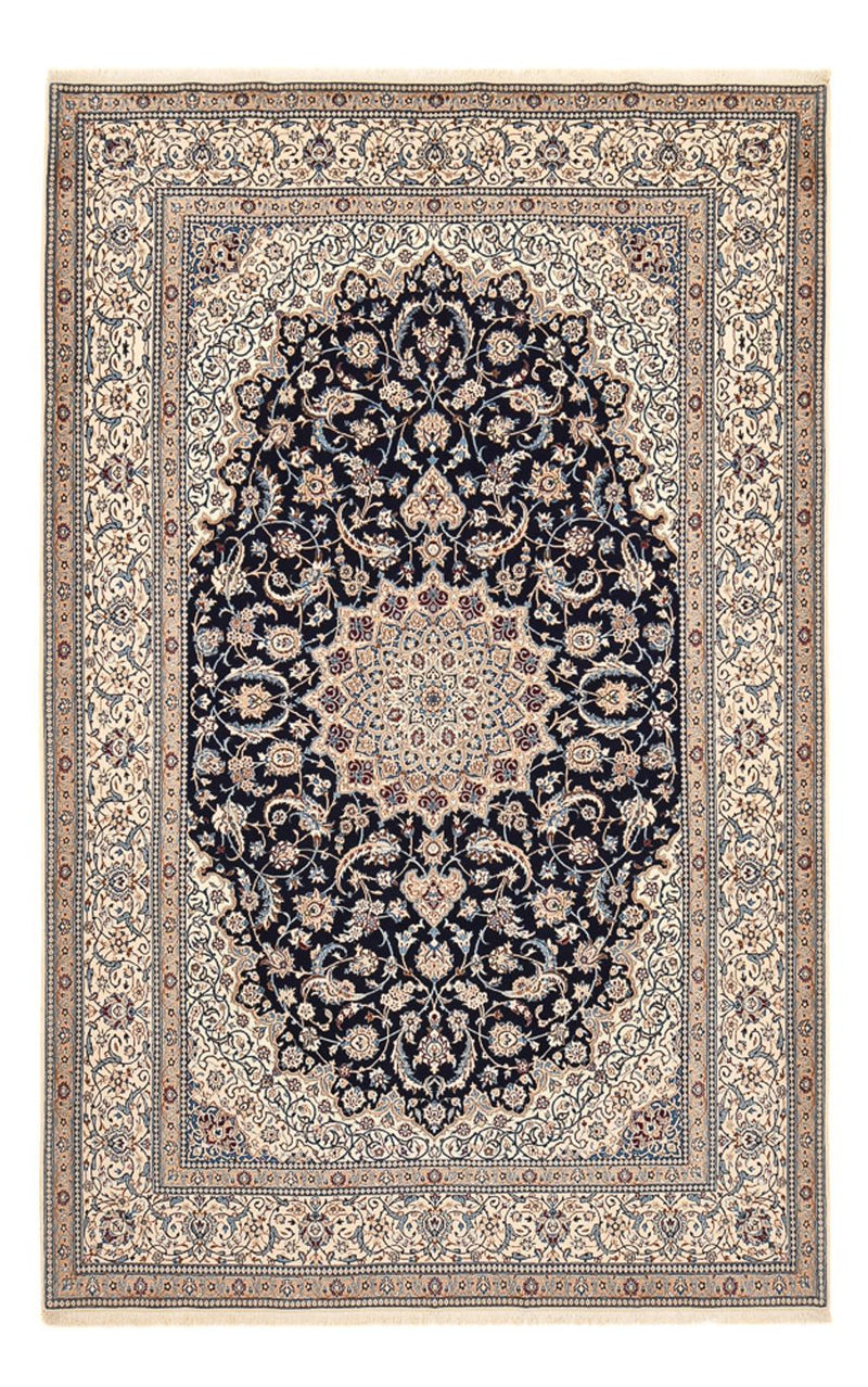 Alfombra Persa - Nain - Prima - 314 x 200 cm - azul oscuro