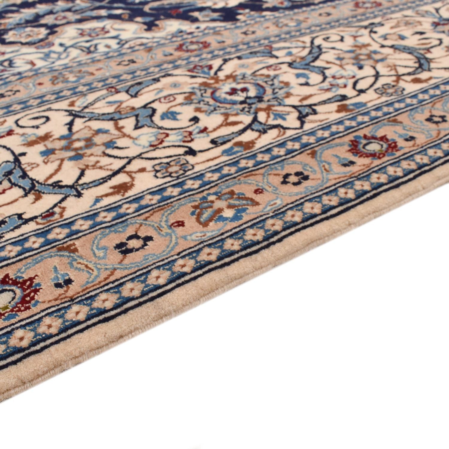 Alfombra Persa - Nain - Prima - 314 x 200 cm - azul oscuro
