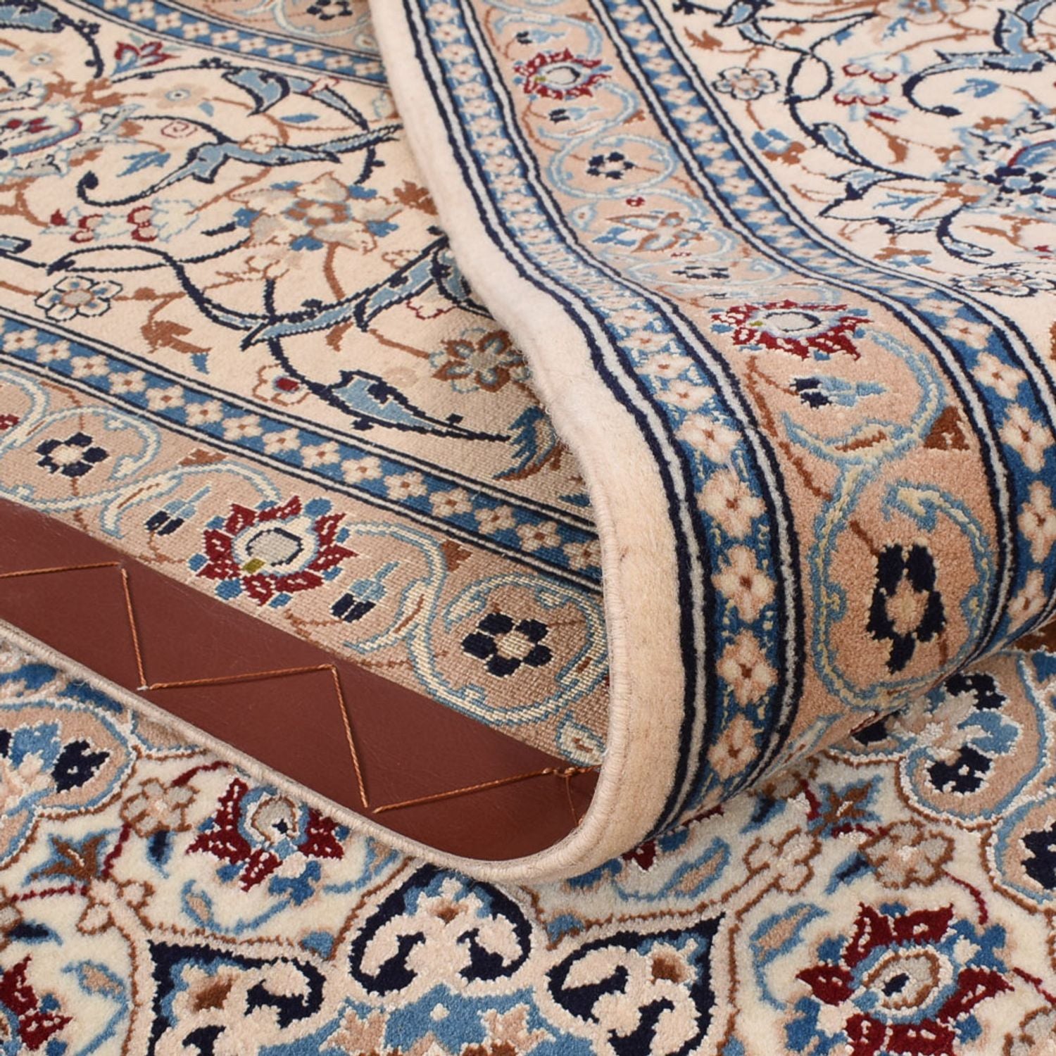 Alfombra Persa - Nain - Prima - 314 x 200 cm - azul oscuro