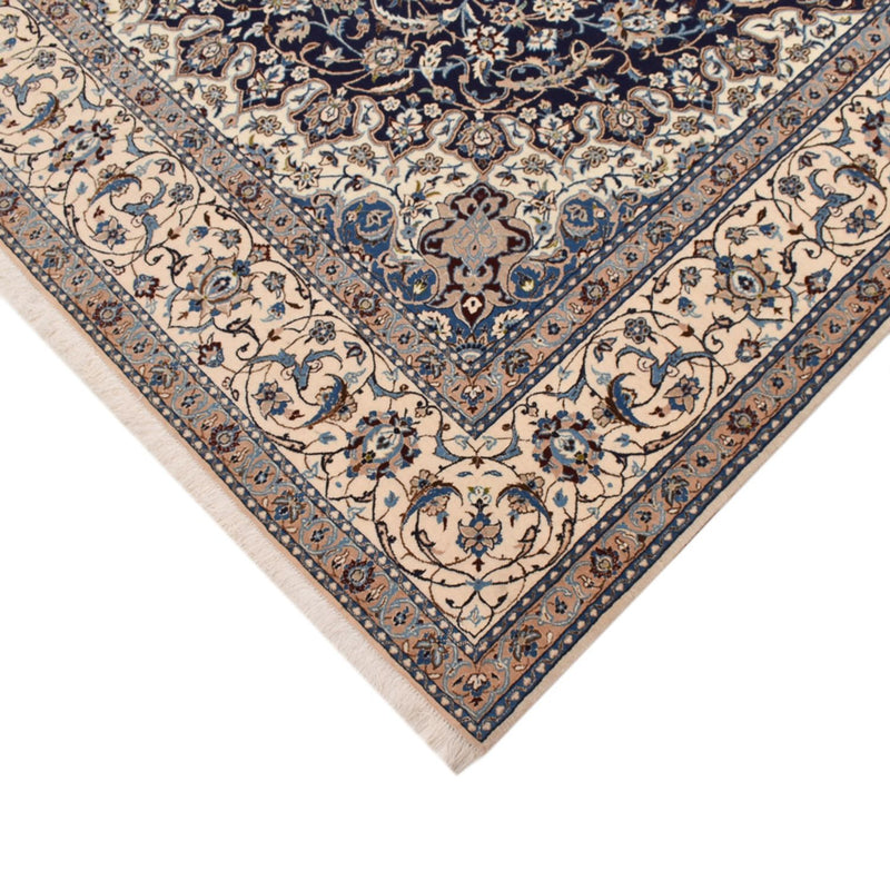 Alfombra Persa - Nain - Prima - 308 x 211 cm - azul oscuro