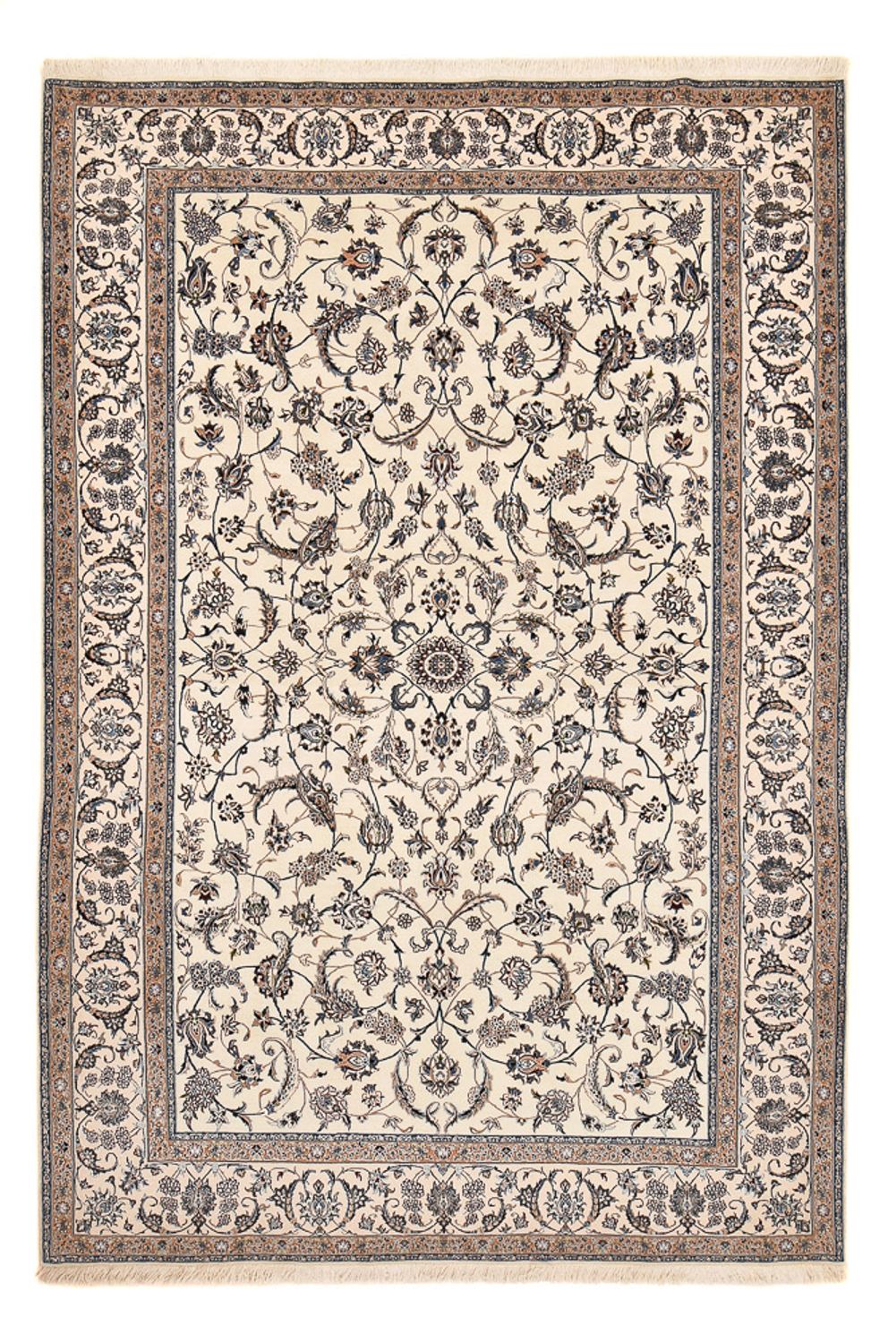 Alfombra Persa - Nain - Prima - 344 x 213 cm - crema