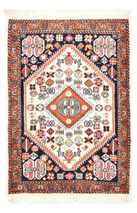 Alfombra Gabbeh - Persa Kashkuli - 95 x 64 cm - multicolor
