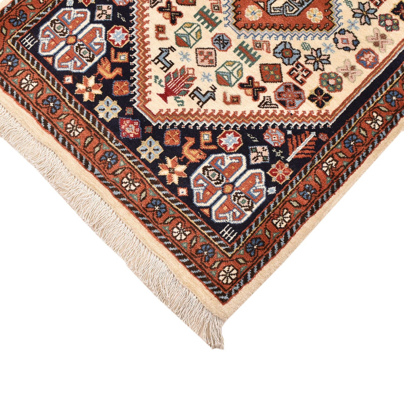 Alfombra Gabbeh - Persa Kashkuli - 95 x 64 cm - multicolor