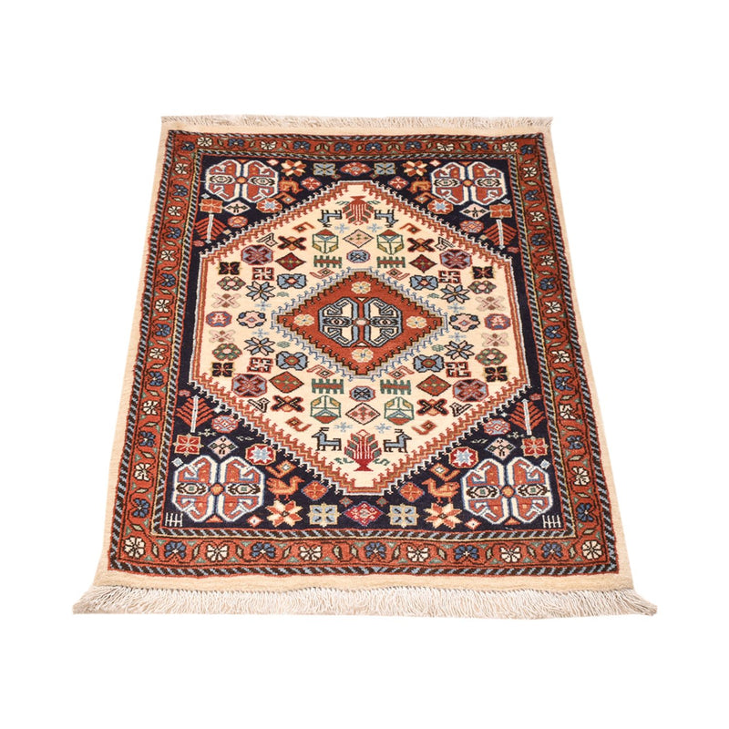 Alfombra Gabbeh - Persa Kashkuli - 95 x 64 cm - multicolor