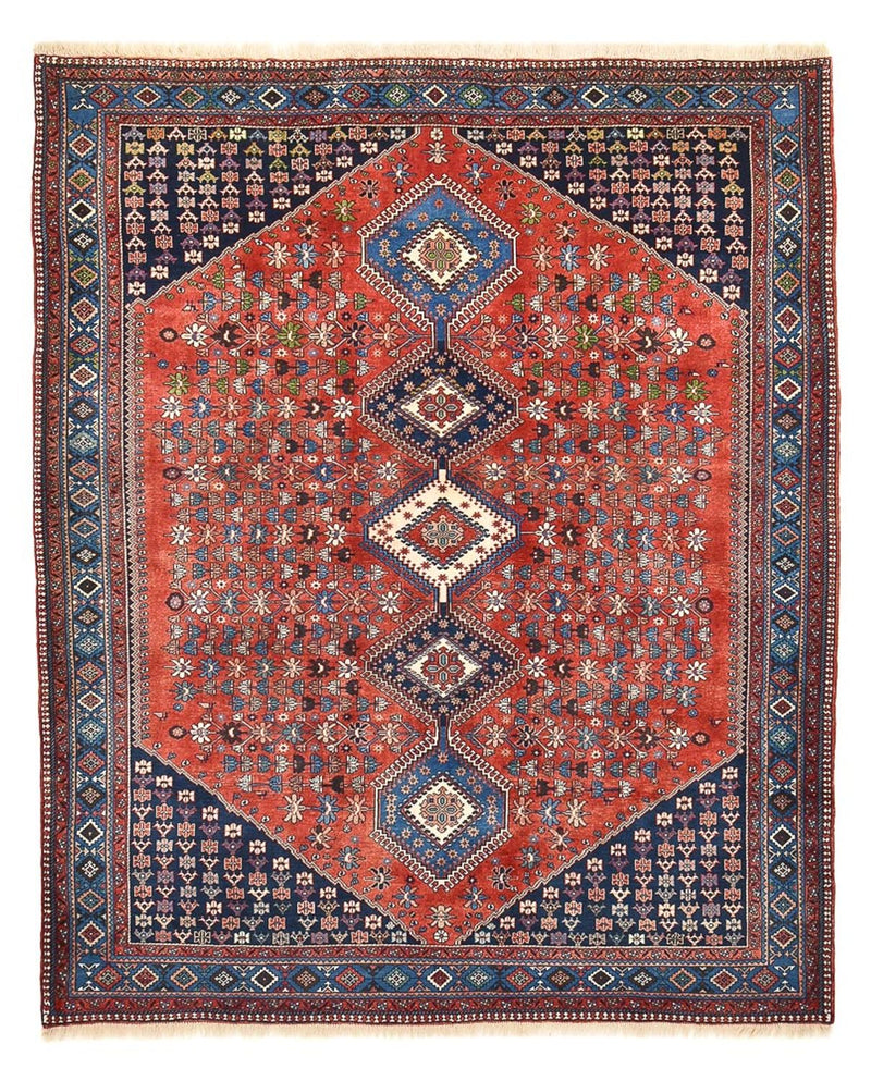 Alfombra persa - Nómada - 260 x 207 cm - rojo