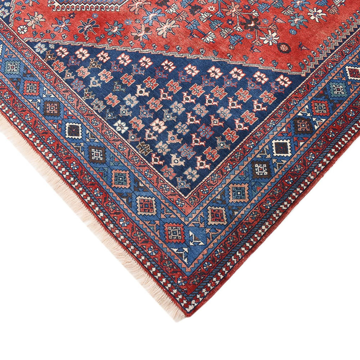 Alfombra persa - Nómada - 260 x 207 cm - rojo
