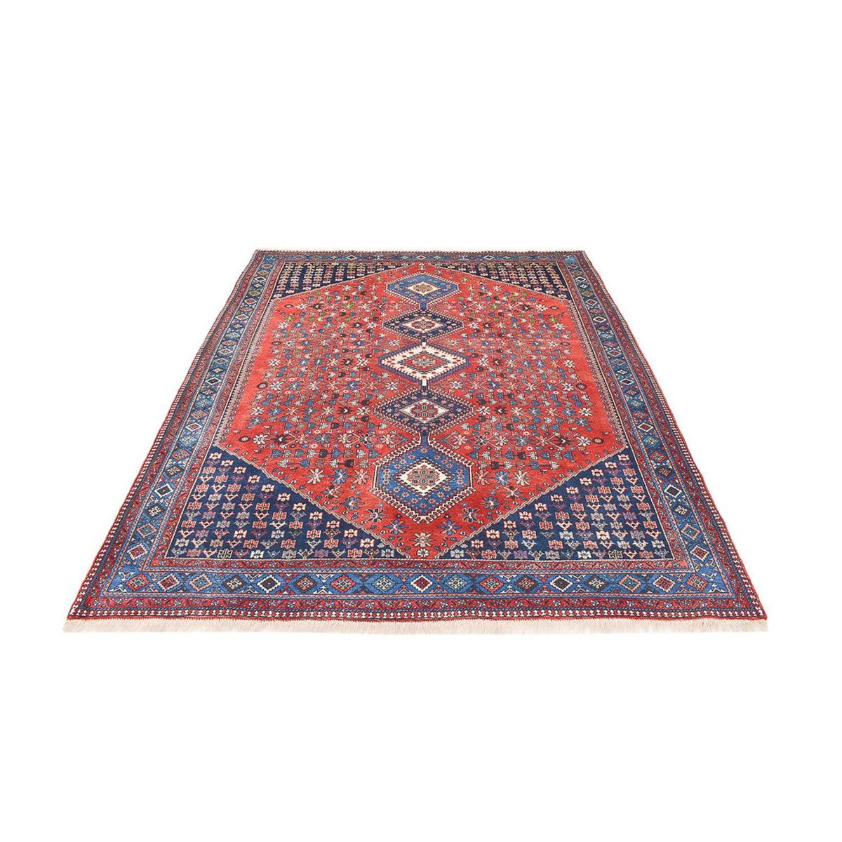 Alfombra persa - Nómada - 260 x 207 cm - rojo