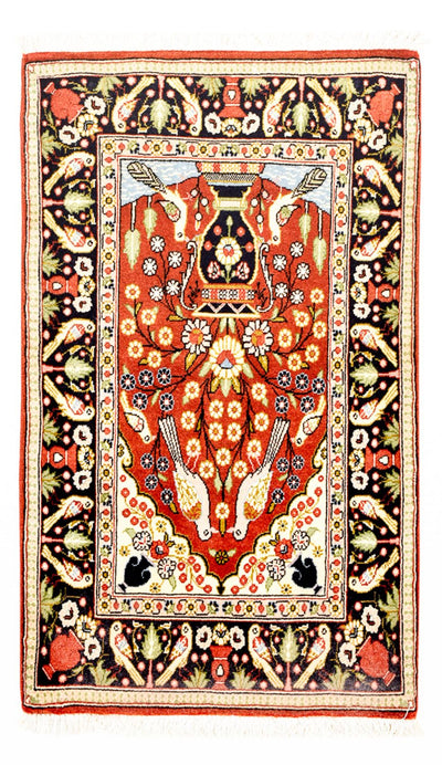 Qom Alfombra 60x105cm - Alfombra persa - multicolor