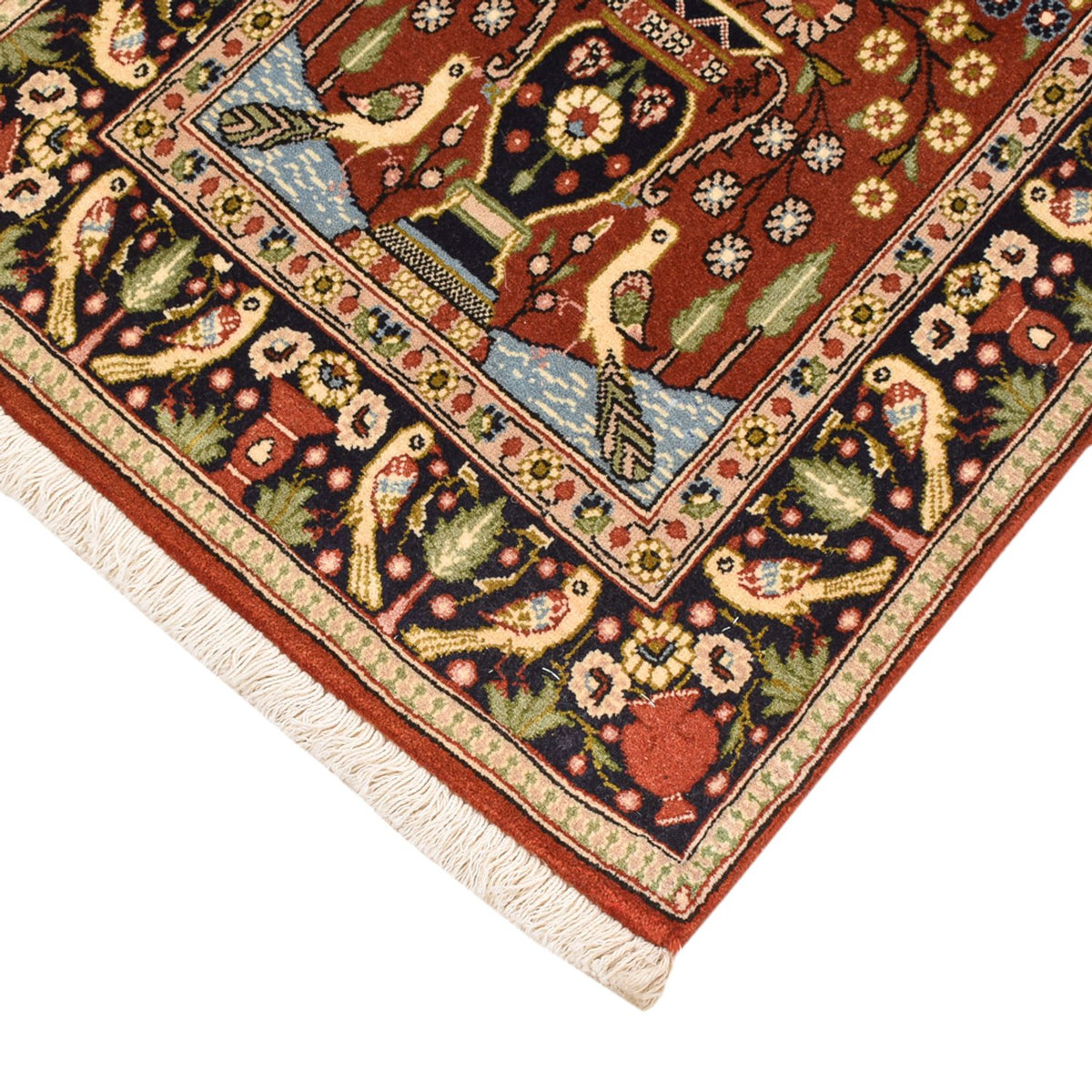 Alfombra persa - Ghom - 105 x 60 cm - multicolor