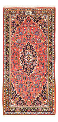 Alfombra persa - Keshan - 125 x 75 cm - rojo