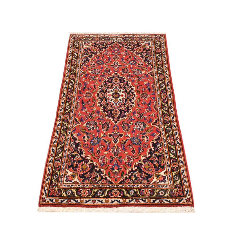 Alfombra persa - Keshan - 125 x 75 cm - rojo