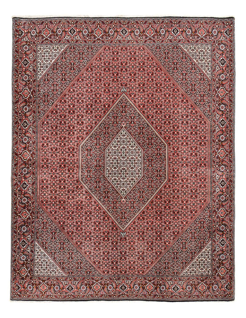Alfombra persa - Bidjar - 315 x 248 cm - rojo oscuro
