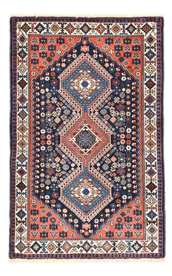 Alfombra persa - Nómada - 125 x 75 cm - multicolor