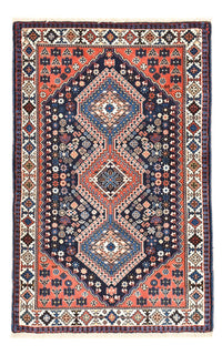 Alfombra persa - Nómada - 125 x 75 cm - multicolor