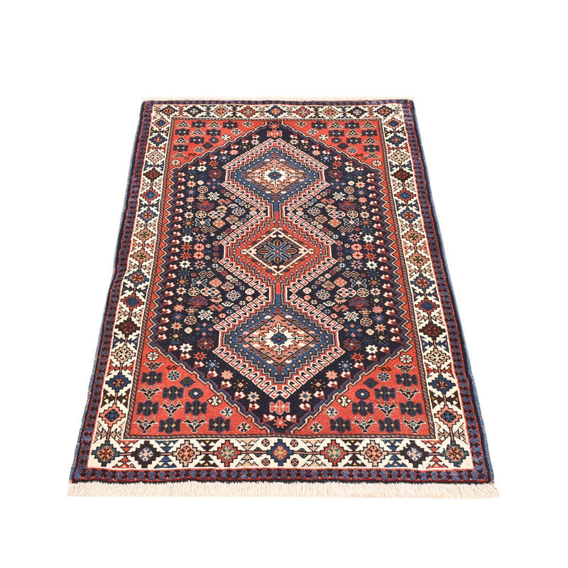 Alfombra persa - Nómada - 125 x 75 cm - multicolor