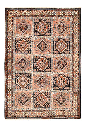 Alfombra persa - Nómada - 225 x 155 cm - rojo claro