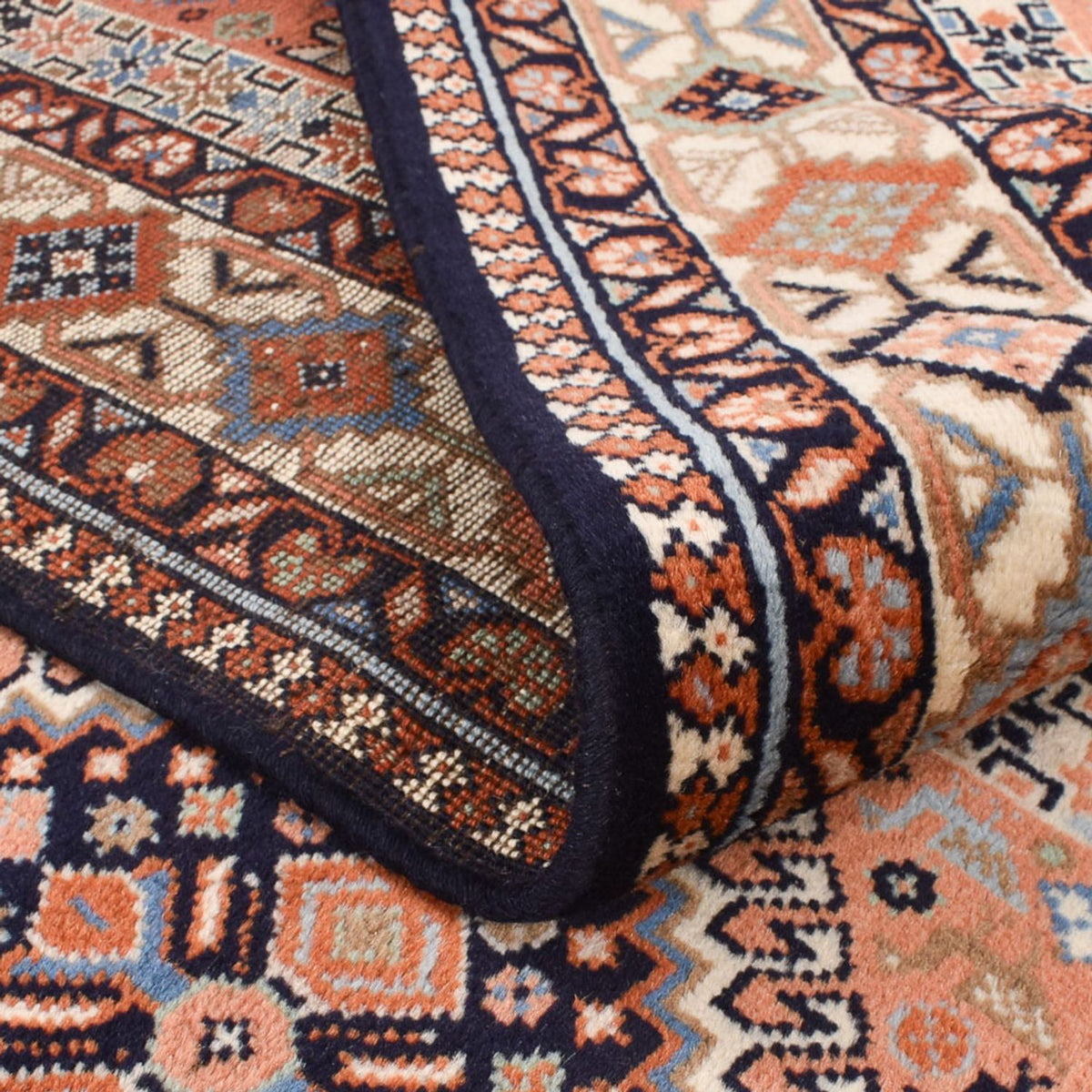 Alfombra persa - Nómada - 225 x 155 cm - rojo claro