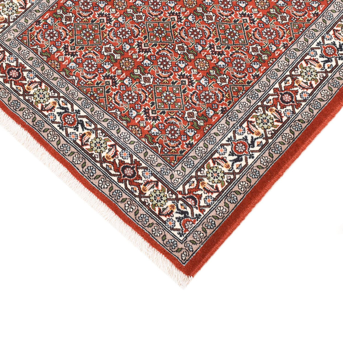 Alfombra persa - Bidjar - 143 x 85 cm - óxido