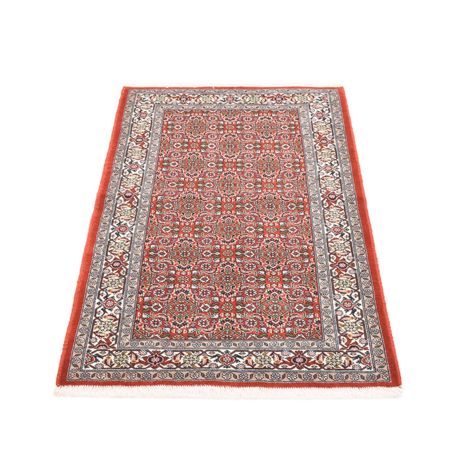 Alfombra persa - Bidjar - 143 x 85 cm - óxido