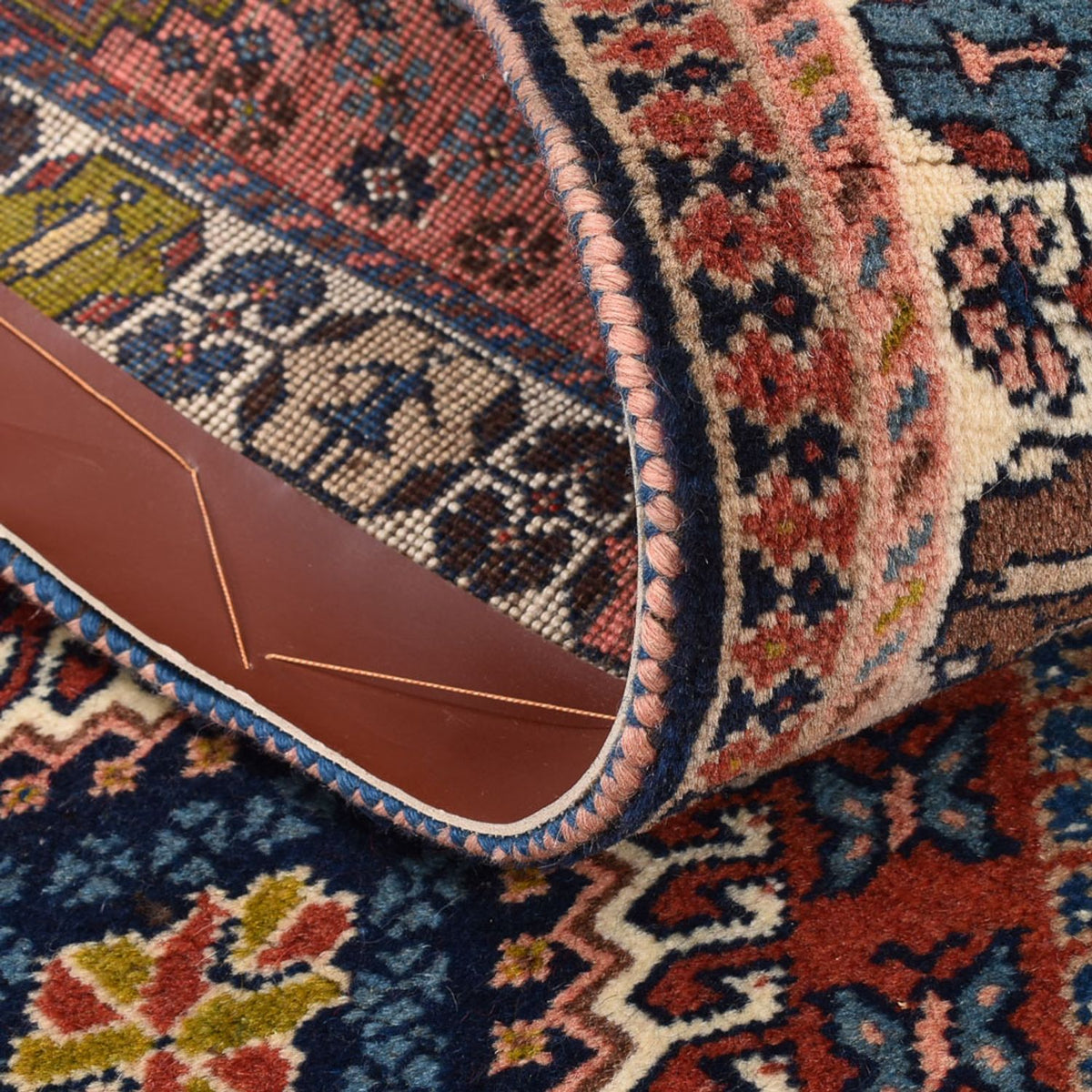 Alfombra persa - Nómada - 127 x 85 cm - multicolor