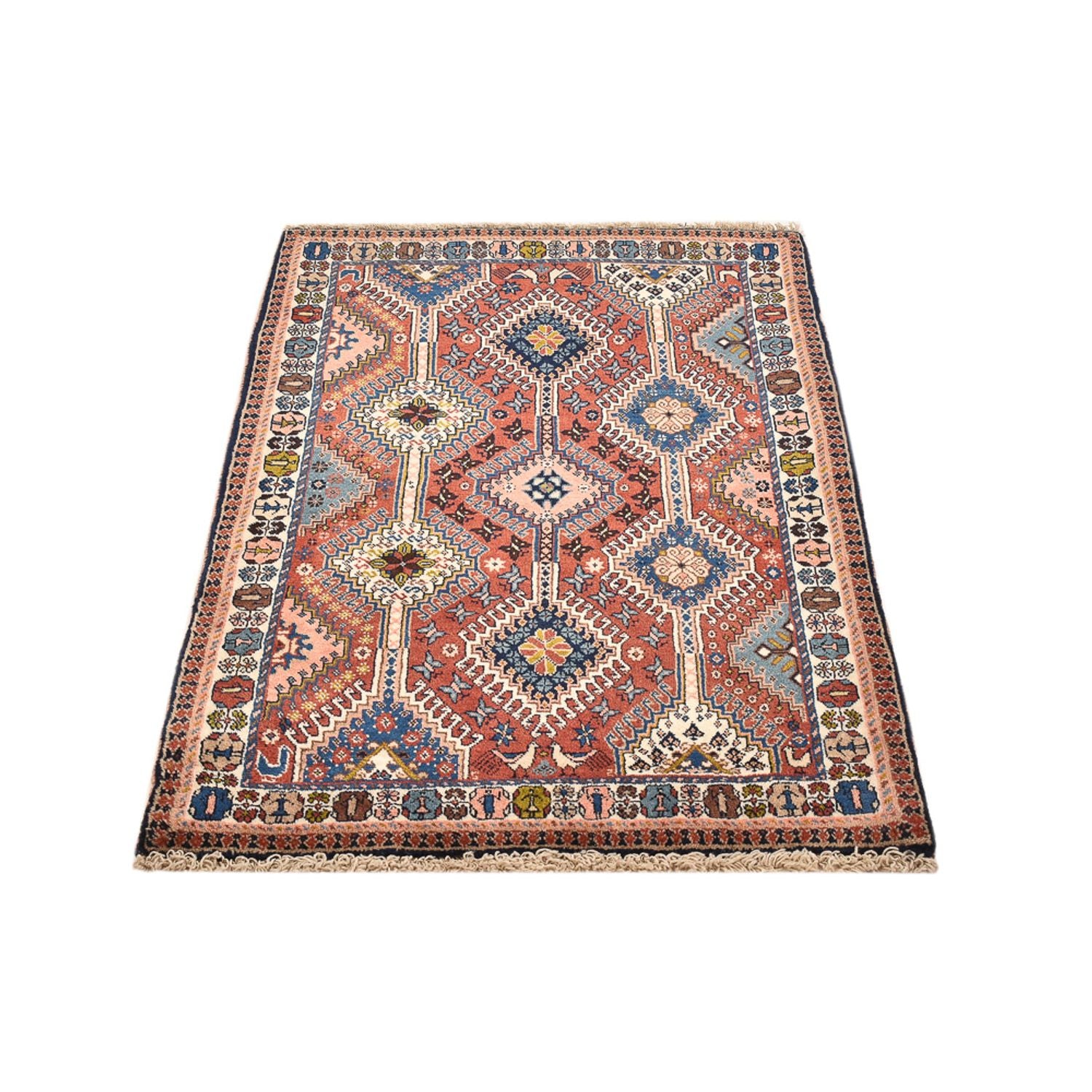 Alfombra persa - Nómada - 127 x 85 cm - multicolor