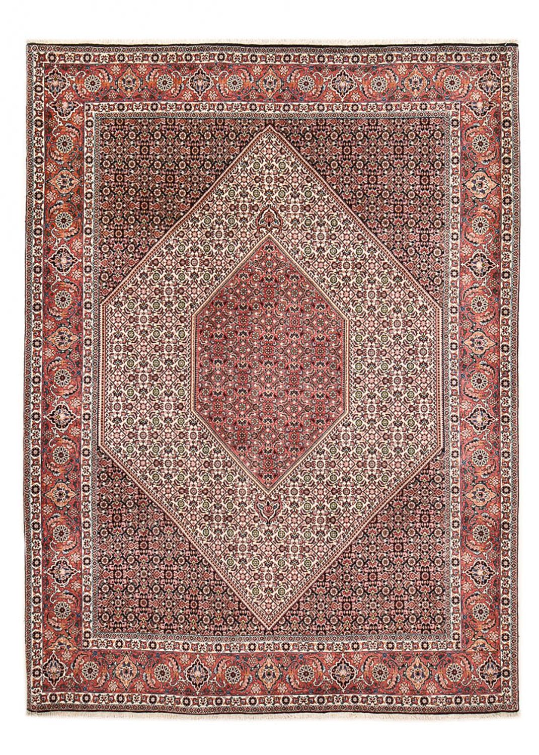 Alfombra persa - Bidjar - 285 x 202 cm - óxido