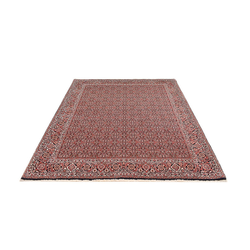 Alfombra persa - Bidjar - 255 x 207 cm - rojo oscuro