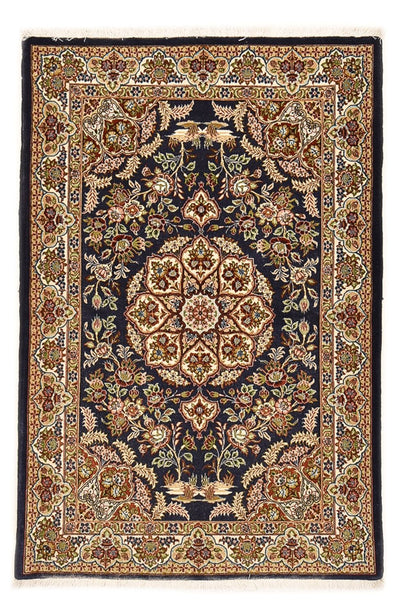 Ilam Alfombra 102x154cm - Alfombra persa - azul oscuro