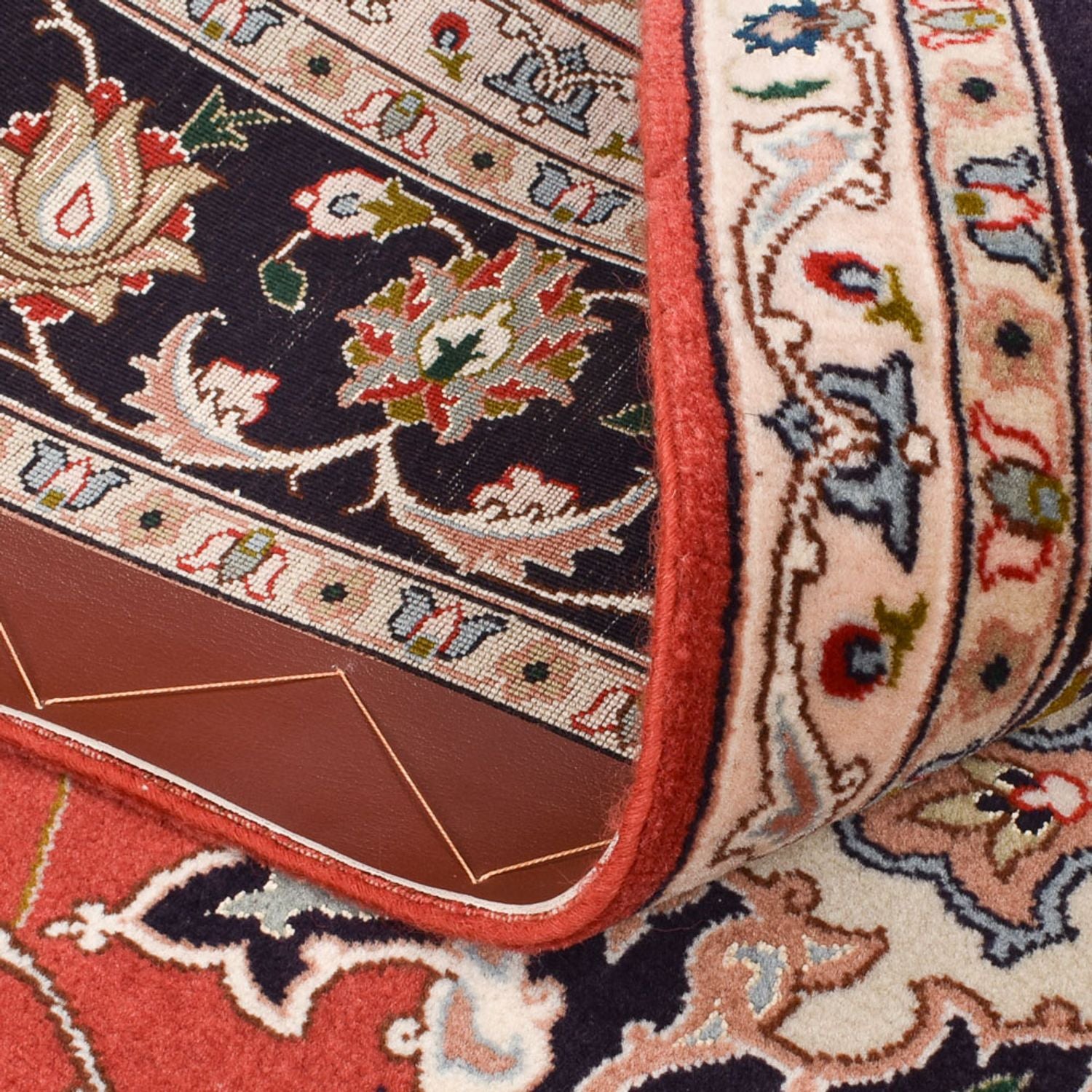 Alfombra Persa - Tabriz - Real - 218 x 155 cm - rojo